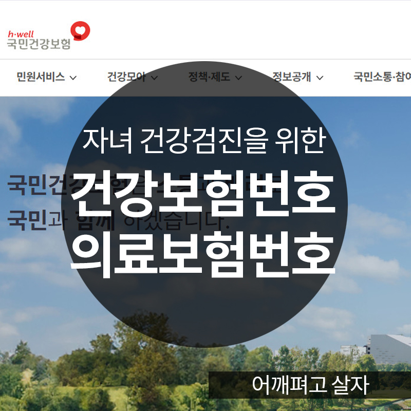 국민건강보험 건강보험증번호
